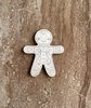 Handmade wooden DIY Gingerbread man cutout ready for paint or decorating